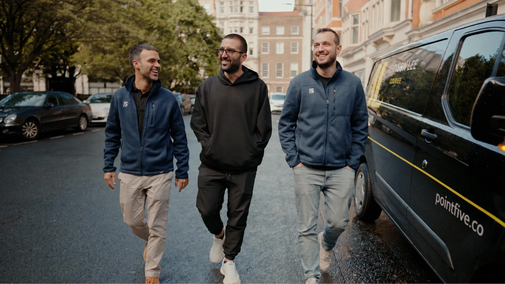 PointFive founders walking together